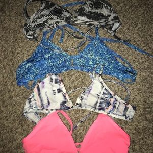 4 jolyn bikini tops!(separate or all together)